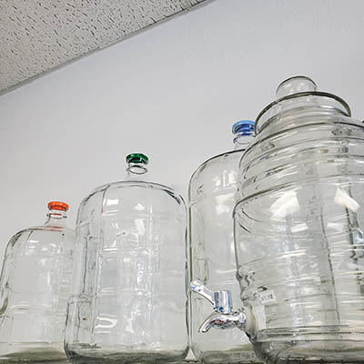 5 gallon glass water jugs for sale
